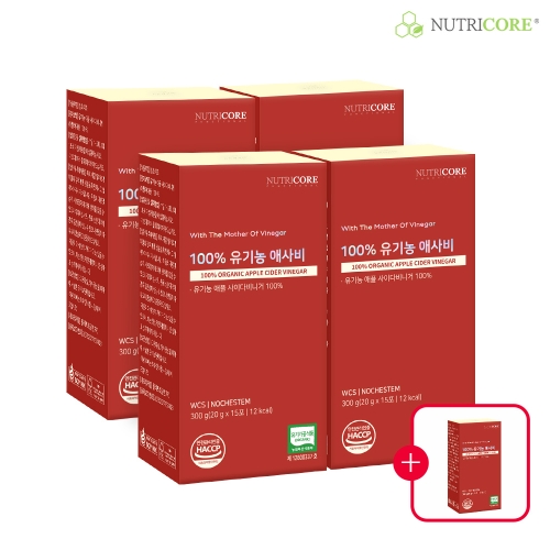 뉴트리코어 100% 유기농 애사비 300g(20gx15포)