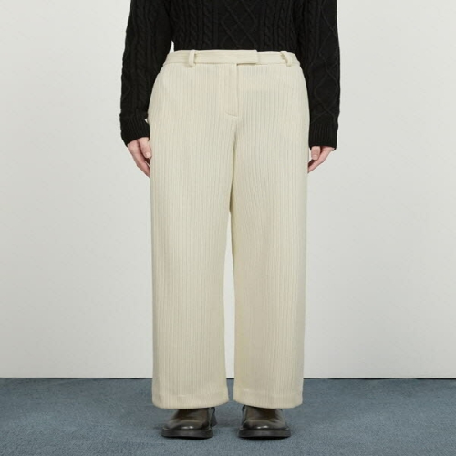 시스티나 울 코듀로이 와이드 팬츠 AWWSLO41900