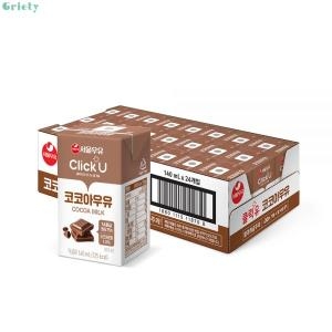 서울우유 클릭유 코코아우유 140ml