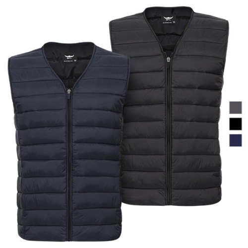 버팔로 제로골프 남성 웰론 V넥 방한 경량 패딩조끼 Model No_DB4113