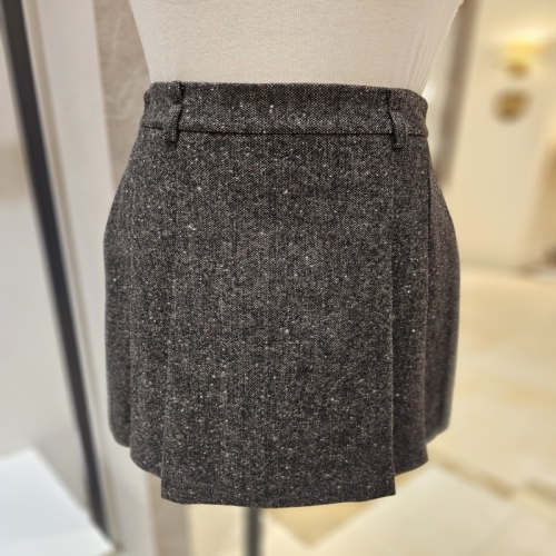 쉬즈미스 울 블렌드 플리츠 미니 스커트 SWWSKO42100