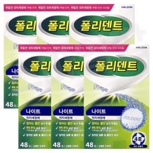 글락소스미스클라인 폴리덴트 취침전 48정