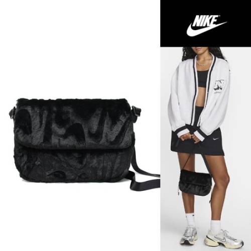 나이키 퓨추라 365 인조 퍼 크로스 바디백 1326-010