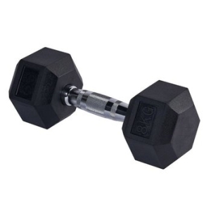 EG  스포츠 헬스 아령 고무 육각 8kg WFC04D9