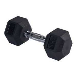 EG  스포츠 헬스 아령 고무 육각 10kg WFC04DE