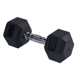 EG  스포츠 헬스 아령 고무 육각 5kg WFC04DC