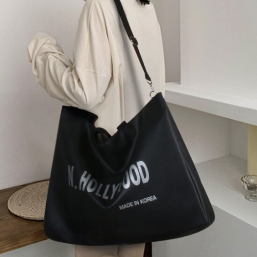 디어백 헐리우드 로고 빅 숄더백_AN6101