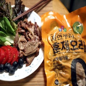 자연누리  허브 훈제오리 400g