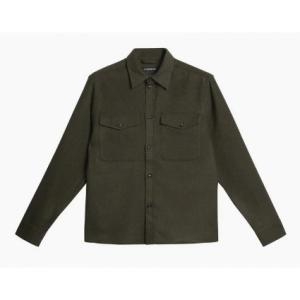제이린드버그 FLAT WOOL OVERSHIRT FMOS11454-M354 남성 플랫 울 오버셔