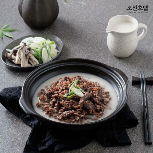 조선호텔  한우 불고기 전골 200g X 8팩 + 한우 사골육수 x 4팩