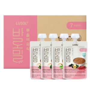 루솔 실온이유식 바로밀 2단계 (파우치형)