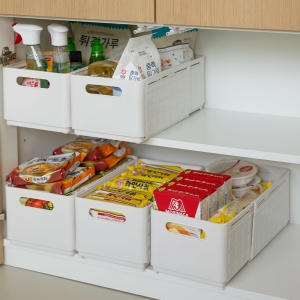 리빙숲 길이조절 다용도 수납함 대/소