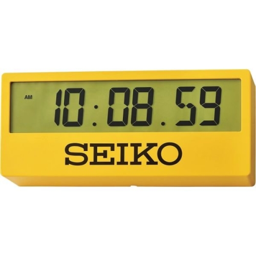 세이코 QHL073Y 스포츠 운동 타이머 탁상시계 운동기록