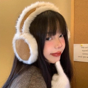 오엠티 여성 귀마개 겨울 방한 양털 접이식 보온 털귀마개 ODM-MUFFS01