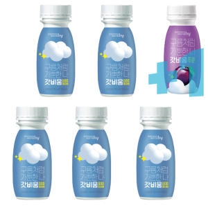 한국야쿠르트 구름처럼 가뿐한 나 갓비움 오리지널 100ml 5개 + 푸룬 100ml 1개