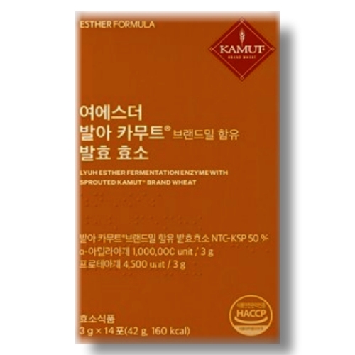 여에스더 발아 카무트 브랜드밀 발효 효소 14포