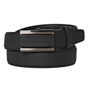 에스콰이어 남성 체크음각 포인트 자동벨트_ECBFBA292BK
