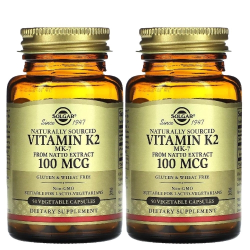 솔가 천연 비타민K2 100mg 50캡슐