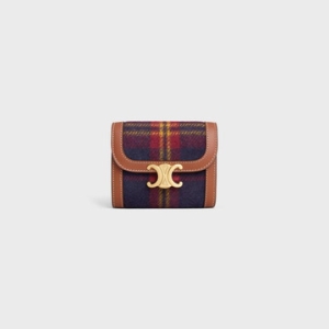 셀린느 작은 지갑 트리옴프 타탄 10D782GEO 14ML