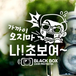 제제데코  SET 가까이오지마 3탄 쌈뚱 블랙박스 초보운전 반사스티커
