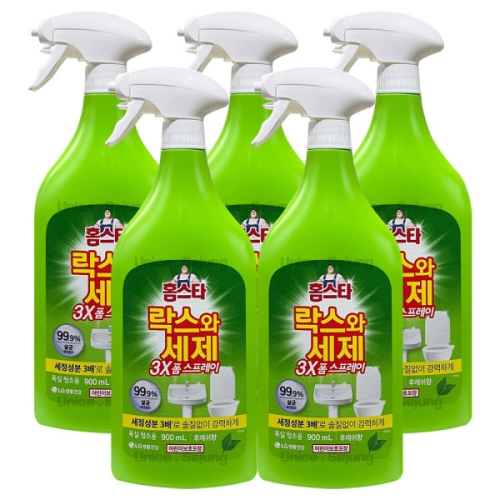 LG생활건강 홈스타 락스와 세제 후레쉬 900ml