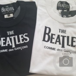 꼼데가르송 반팔티 남녀공용 비틀즈 블랙 VZ-T001-051-1 92373301