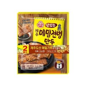오뚜기  맛있는 제주 메밀전병 만두 360g