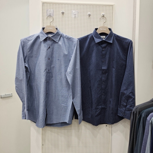 피에르가르뎅 멜란지DOC헤링본셔츠 PIDS4701 4702