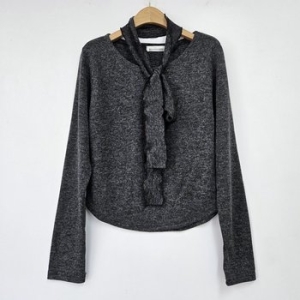 아이우먼 헤어곱프릴라운드티 YPT329M411 빅사이즈