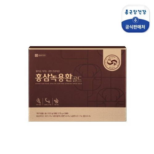 종근당건강 홍삼녹용환 골드 30환