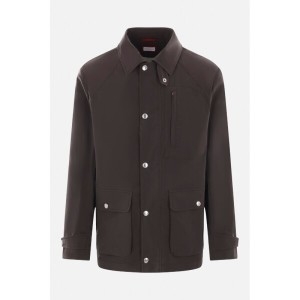 브루넬로쿠치넬리 브라운 코튼 재킷 MR4566490 C2653