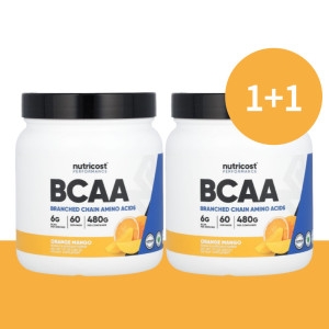 뉴트리코스트 퍼포먼스 BCAA 오렌지망고 480g