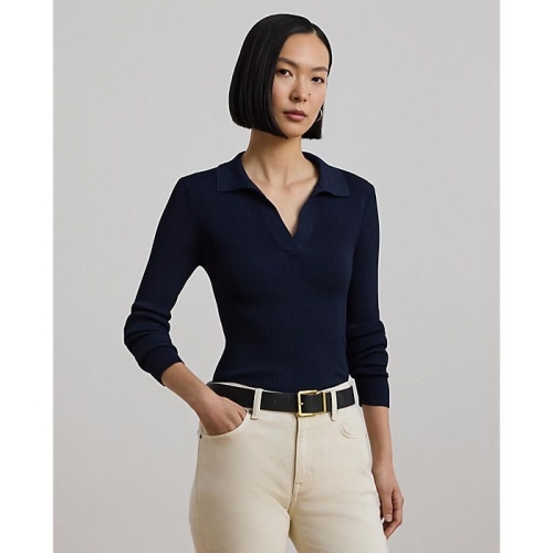 폴로랄프로렌 여성 리브 니트 폴로 스웨터 WMLRSWES6820735410