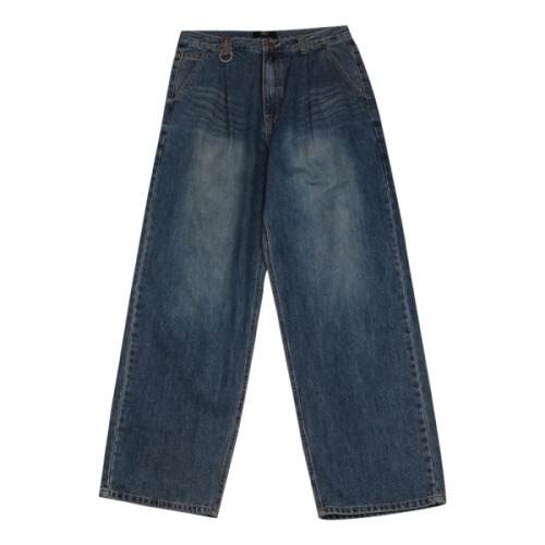 기타 모로엠 남성 영캐주얼 버클 루즈핏 청바지 NBJ-JEA-3117