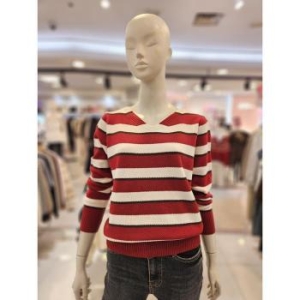 무자크 세이브존03 브이넥 스트라이프 니트 MO8WKT37 S27384288