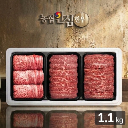 농협안심한우  달빛1호 선물세트 1.1kg