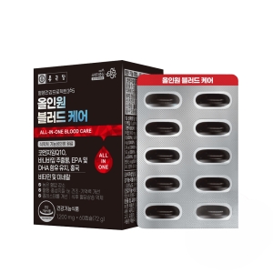 종근당건강 혈행건강 프로젝트365 올인원 블러드 케어 60캡슐