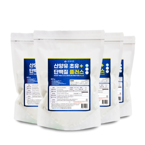 백세식품 산양유 초유 단백질 플러스 800g