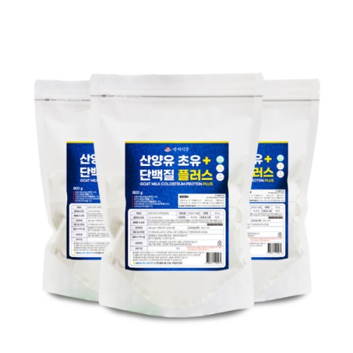백세식품 산양유 초유 단백질 플러스 800g