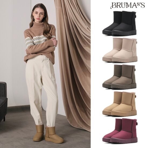 브루마스 여성 메리노울 어그 부츠