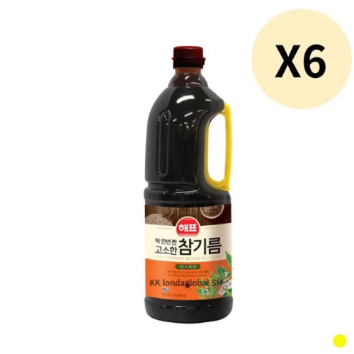 해표 딱 한번 짠 고소한 참기름 1.8L