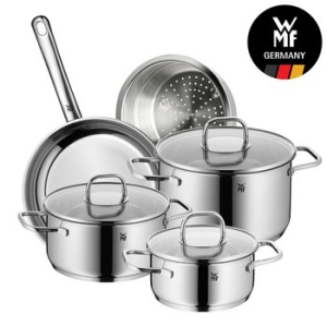 WMF  사피르 냄비프라이팬 5종 (낮은양수16,20+높은양수20+팬24+찜기20)