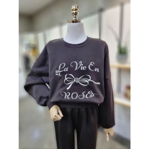 Ab.f.z ABFZ 2컬러 넥라운드 레터링 기모 맨투맨티셔츠 ABZ1HKZ1
