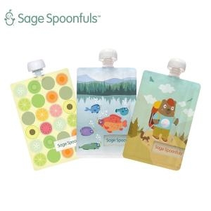세이지스푼풀 휴대용 이유식파우치3P 용기