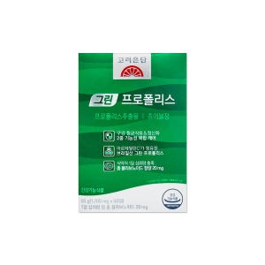 고려은단 그린 프로폴리스 츄어블 60정
