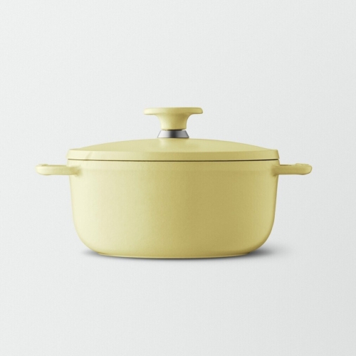 에이치도비 버미큘라 주물냄비 오븐 팟2 카모마일옐로우
