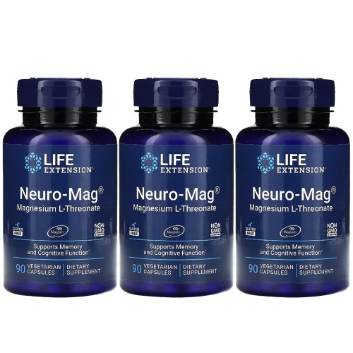 라이프익스텐션 Neuro-Mag 마그네슘 L-트레온산 90캡슐