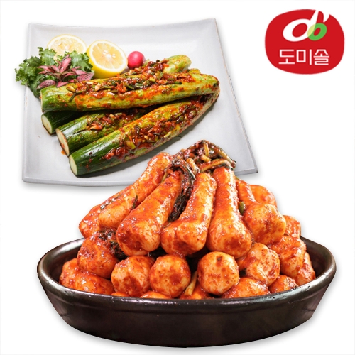 도미솔식품 박미희 총각김치 3kg + 오이통김치 2kg