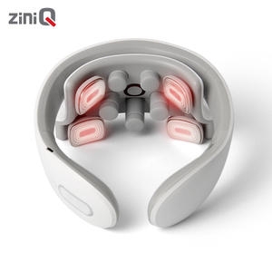 지니큐 무선 온열 저주파 목 마사지기 ZQ-600MB