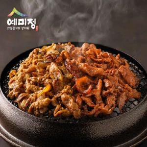 예미정  진짜 불맛 불고기 12팩(간장맛6+고추장맛6)